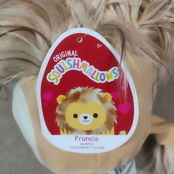 Original Squishmallows Francis The Lion 8 Inch Valentine's Day Plush Toy -C - Picture 3 of 3